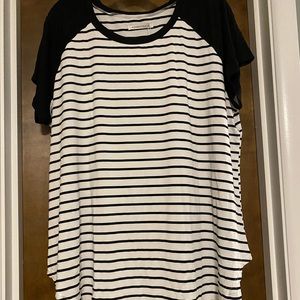 NWT Short sleeve striped shirt